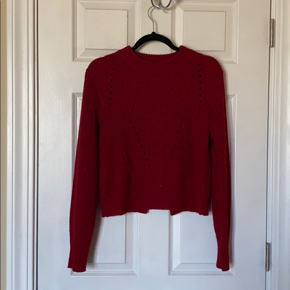 Red sweater